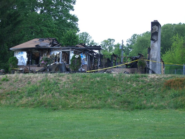 McCall's Ferry post fire.